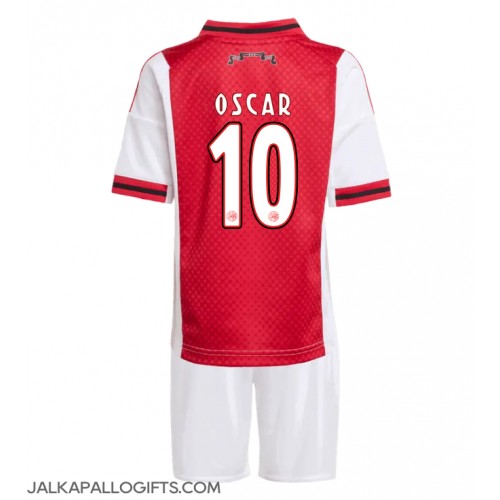 Ajax Oscar Gloukh #10 Koti Peliasu Lasten 2025-26 Lyhythihainen (+ Lyhyet housut)